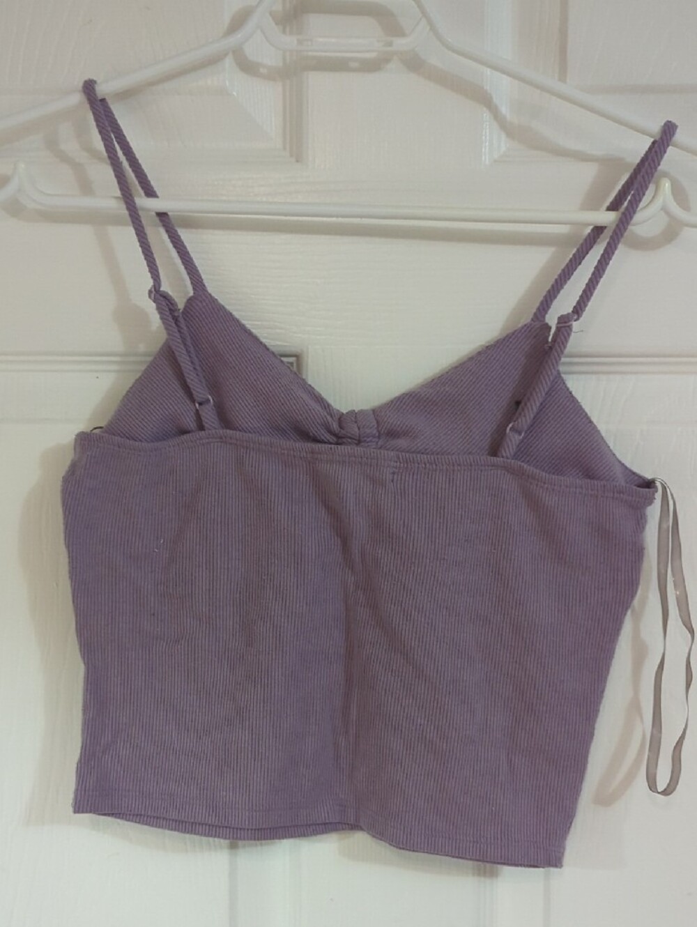 Active USA Lavender Ribbed Cropped Tank - Picture 2 of 3